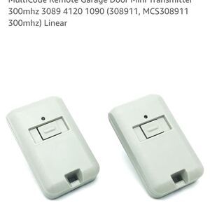Amazon Gray Remote Garage Door Mini Transmitter
